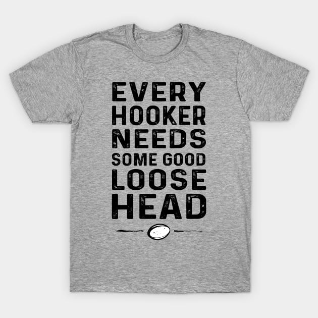 Rugby Hooker Player Joke T-Shirt by atomguy